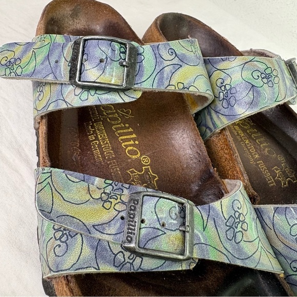 BIRKENSTOCK Papillion Jerry J. Garcia Arizona Leather Sandals Double Strap 37 6 - Picture 11 of 16